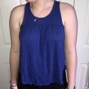 Blue tank top!